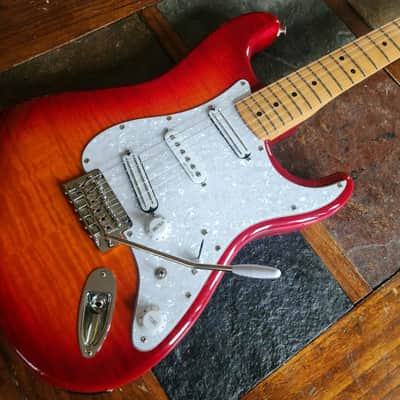 Fender Player Strat partscaster 2015 - cherry burst image 1