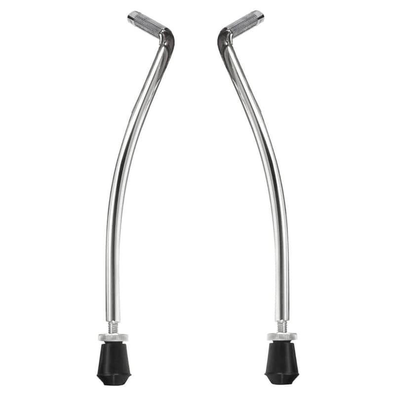 Rogers Chromed Steel Bass Drum Spurs 12.7mm image 1
