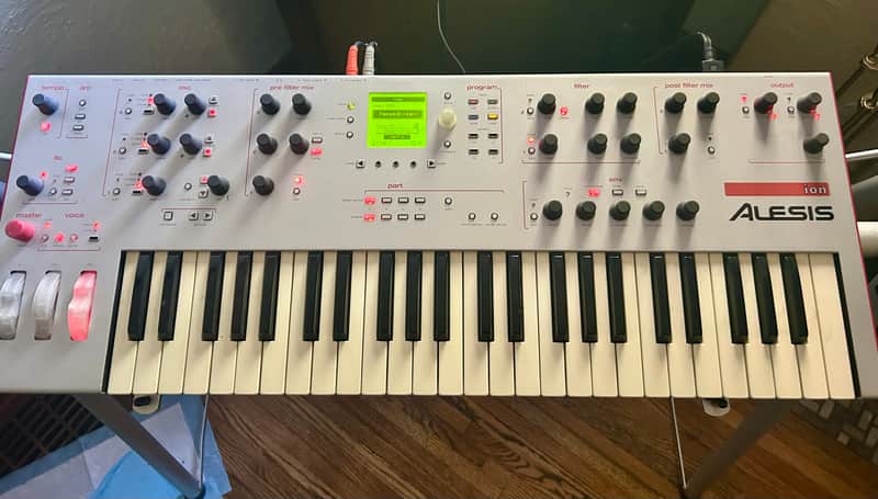 Alesis Ion 49-Key Analog Modeling Synthesizer 2000s - Silver image 1