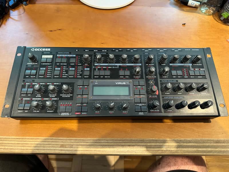 Access Virus TI Desktop Digital Synthesizer 2005 - Black image 1