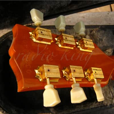 ULTRA RARE! * 2002 Gibson USA Les Paul Junior Special PLUS * Trans Amber TIGER FLAME ! * Standard image 7