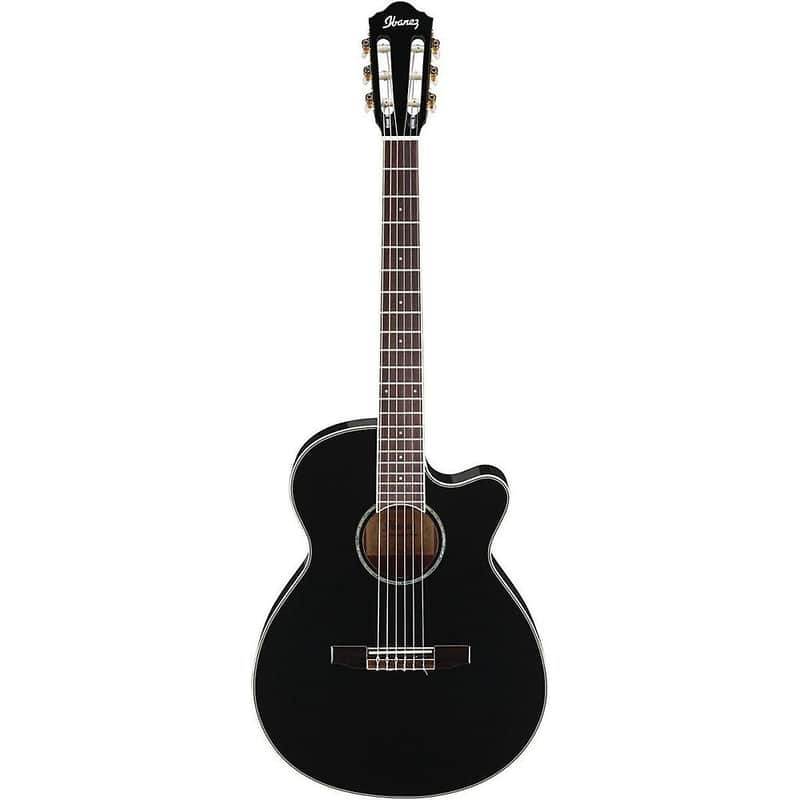 Ibanez AEG10NIIBK AE Series Acoustic-Electric Guitar Black image 2