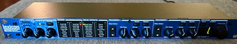 Lexicon MX200 Dual Reverb Effects Processor 2010s - Black image 1