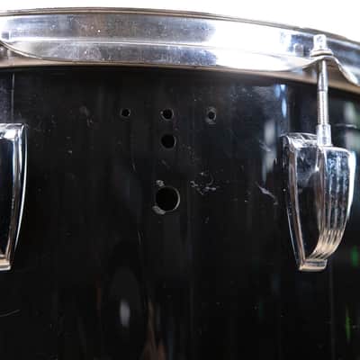 Vintage Ludwig 12x15 Black Vistalite Tom image 10