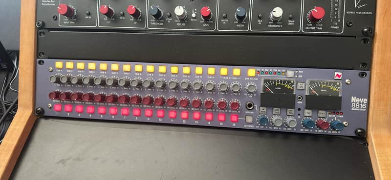AMS Neve 8816 16-Channel Summing Mixer 2010s - Blue image 1