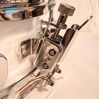 MARTIAL PERCUSSION PICCOLO SNARE DRUM WHITE PEARL OYSTER - 13x3.5" 8L - FREE SHIP TO C-USA! image 6