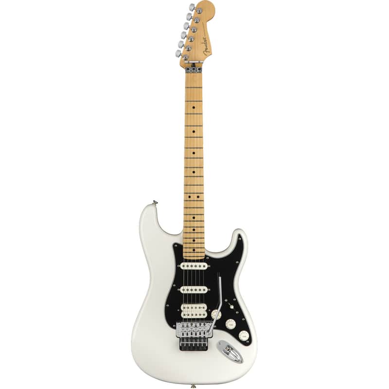 Fender Player Stratocaster with Floyd Rose, Maple Fingerboard - Polar White image 1