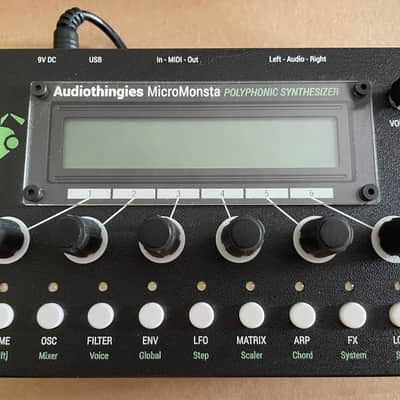 Audiothingies Micromonsta Polyphonic Synthesizer - Original 2018 - Present - Black image 1