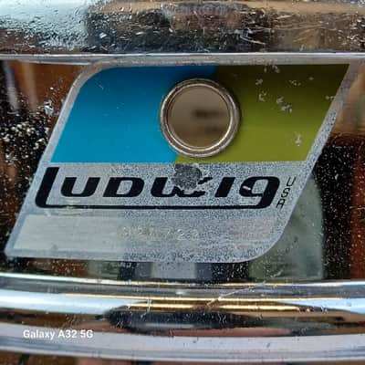 Ludwig Supraphonic 5x14"Snare Drum Blue/Olive #928722 10Lug Chicago Vintage 1972 image 2