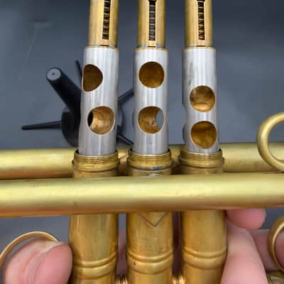 Bach Stradivarius 43* Lightweight Bb Trumpet | 1980 Elkhart | #43 Leadpipe | Raw Brass image 9