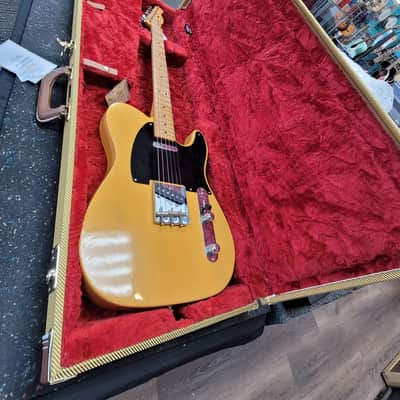 Fender 75th Anniversary Vintera Road Worn 1951 Telecaster Butterscotch Blonde image 7