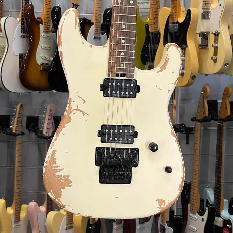 Charvel Pro Mod Relic San Dimas Style 1 Hh Weathered White image 1