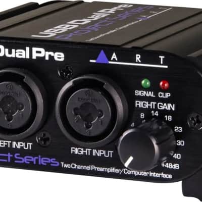 ART USB Dual Pre Poject Series Dual-Channel Microphone Preamp image 3