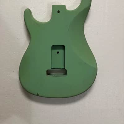 Custom 6 String Electric Guitar Body in Seafoam Green image 5