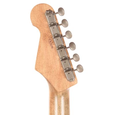 Waterslide S-Style Coodercaster Aged White Nitro w/ Mojo Lap Steel & Gold Foil Pickups (Serial #592026) image 7