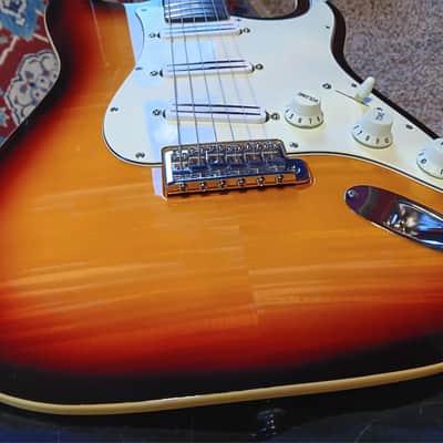 Fender Limited Edition Made in Japan Aerodyne Classic Stratocaster with Flame Maple Top 2019 - 3-Color Sunburst image 8