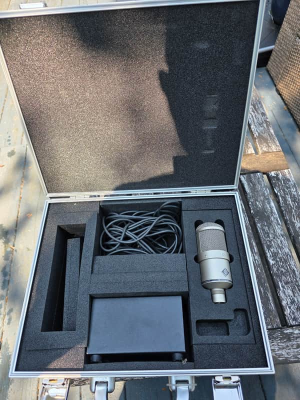 Neumann M 147 Large Diaphragm Cardioid Tube Condenser Microphone 1999 - Present - Nickel image 1