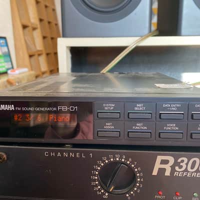 Yamaha FB-01 FM Sound Generator - rack synth: 1986 - 1987 - Black