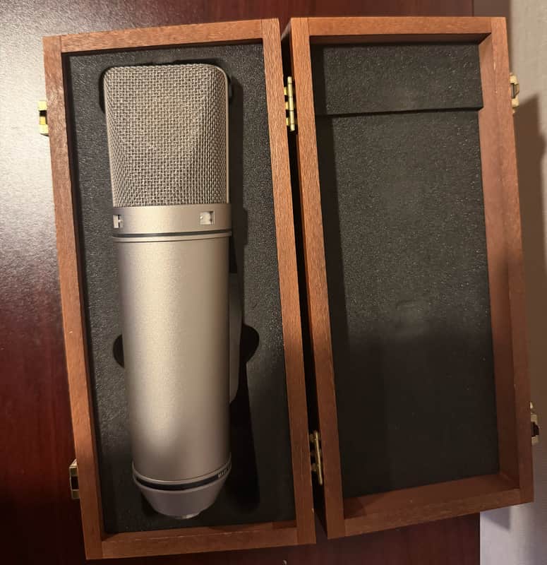 Neumann U 87 Ai Large Diaphragm Multipattern Condenser Microphone 1986 - Present - Nickel image 1