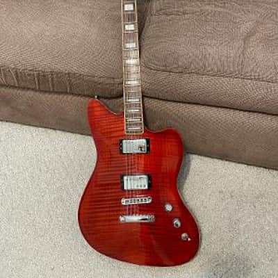 Fender American Select Carved Maple Top Jazzmaster HH 2013 Cayenne Burst image 1