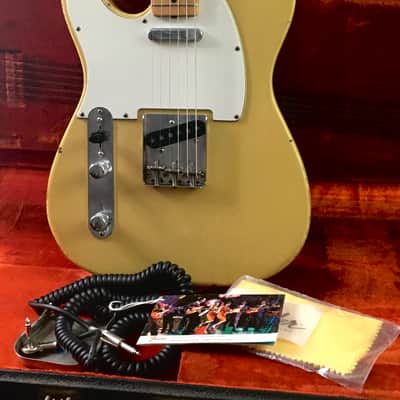 LEFTY! Vintage 1968 Fender Telecaster Guitar Maple Cap Neck Blonde Nitro Light Swamp Ash Solid Body 7 lb HSC Rare image 19