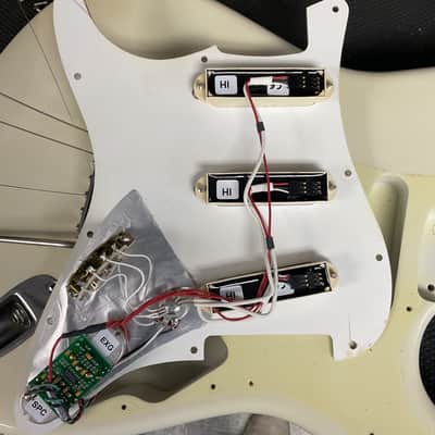 Fender '62 Reissue Stratocaster MIJ 1989 Partscaster White image 15