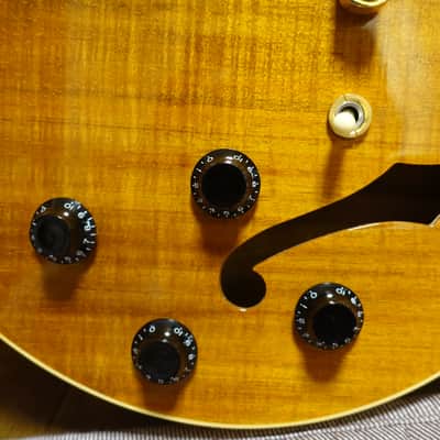 2020 History SA-Plus Koa ES 335 Type Semi-hollow Electric Guitar Made in Japan MIJ Terada image 4