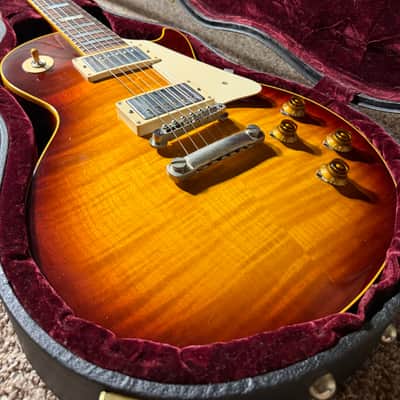 Gibson 2002 Custom Shop Historic Collection '58 Les Paul Standard Flame Top Reissue - Heritage Darkburst image 12