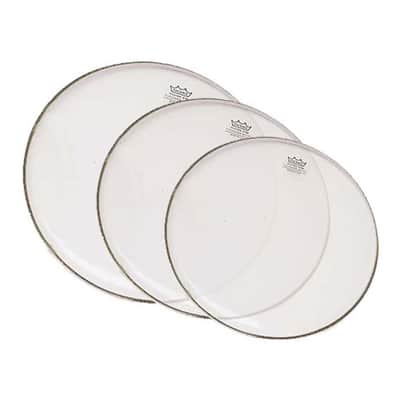 Remo Clear Ambassador Tom Drumhead Pack, 10, 12, and 14 Inch, Pack 1 image 1