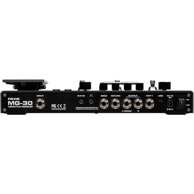 NUX MG-30 Multi-Effects and Amp Modeler, Gator GK-2110 Bag Bundle image 5