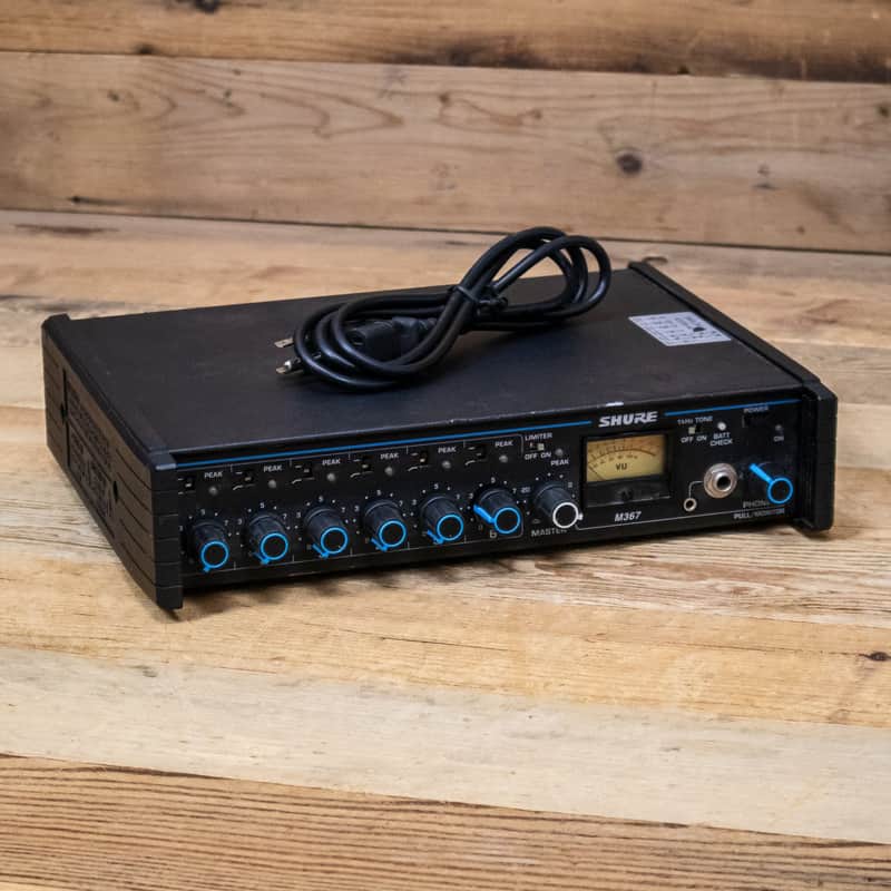 Shure M367 (M-367) Portable AC/DC 6-Channel Mic Mixer Remote U285048 image 1