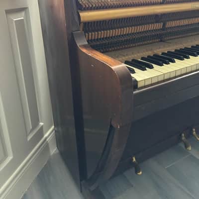 Challen Mandolin Rain Piano 1940's - Mahogany image 5