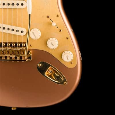 Fender Custom Shop Golden Rose 1959 Stratocaster Relic Copper Metallic - Truetone Color Set image 8