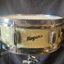 Paul "Jamo" Jamieson's Rogers - 5x14" 8 Lug Holiday Model, White Marine Pearl Snare Drum 1965