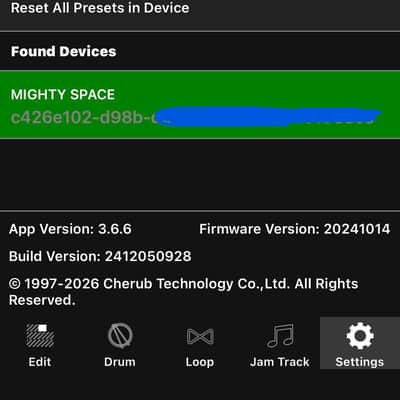 NuX Mighty Space 30-Watt 2x2" Wireless Stereo Modeling Guitar Amp (Mint) image 15