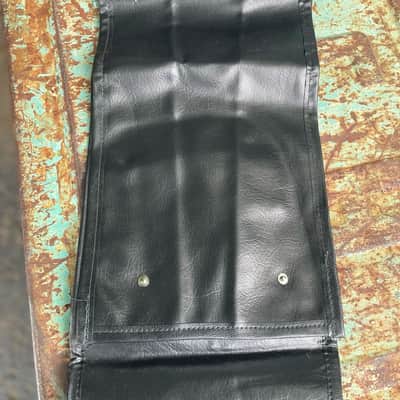 Morley New Old Stock Vintage Slimline Wah Volume Carry Case Black Leather Bag image 4