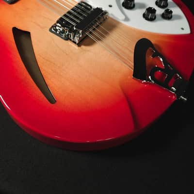 Rickenbacker 330/12 String Hollow Guitar Fireglo With Hard Shell Case image 11