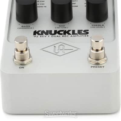 Universal Audio Knuckles '92 Rev F Dual Rec Amplifier Pedal (UAKnucklesd1) image 7