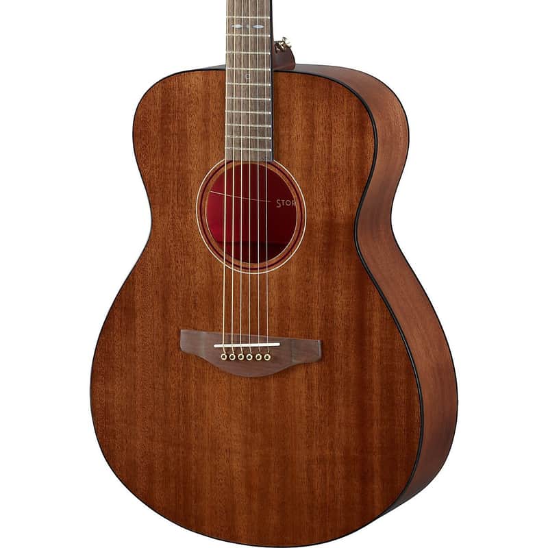Yamaha Storia III Solid Mahogany Top Guitar - Concert Size w/ Pickup - Chocolate Brown image 1