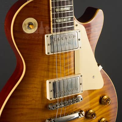 Gibson Custom Shop Tom Murphy Painted Murphy Lab 1959 Les Paul Standard Tom’s Reissue (COD 1286UG)  2022 - Tea Light Aged image 12