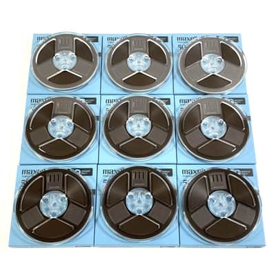 Maxell XLI 50-30B BQ Open Reel Tape Black Lot of 9　TGHM image 2