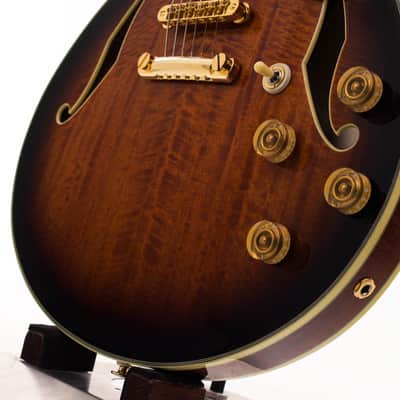 Ibanez JSM100-VT John Scofield Signature Semi-Hollowbody Electric Guitar 2026 Vintage Sunburst 3858gr image 5