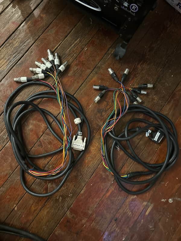 Lynx Dsub to XLR input and output snakes 16' image 1