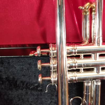 Besson MEHA .470" LARGE BORE 1972 - SILVER & GOLDPLATED image 10