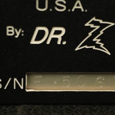 1994 Dr. Z Studio Lead Amplifier Head Black image 13