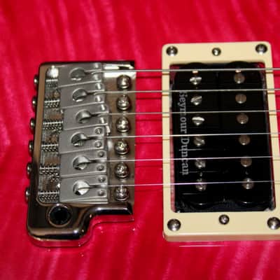 PRS SE Custom 24 Electric Guitar Bonnie Pink Seymour Duncan PRS Locking Tuners image 3