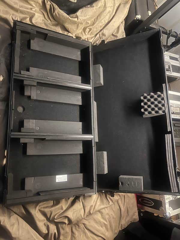 Odyssey FZ12CDJW Flight Zone ATA Rolling DJ Dual CD Player and 12" Mixer Coffin Case 2010s - Black/Silver image 1