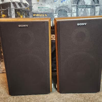 Sony Sony SS-U310 are vintage, wood-grain bookshelf speakers 90s  - Wood grain image 1