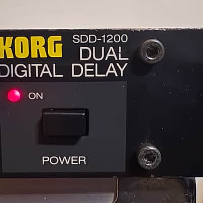 Vintage Korg SDD-1200 Dual Digital Delay 12-Bit Vintage Rack Effects Processor Japan image 5