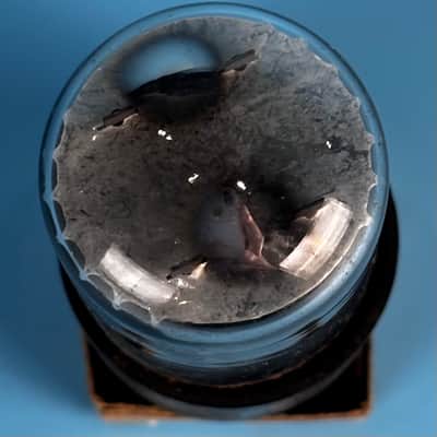 1964 General Electric 6SN7GT Vintage Grey Plated Vacuum Tube! Tests Good! T579 image 5